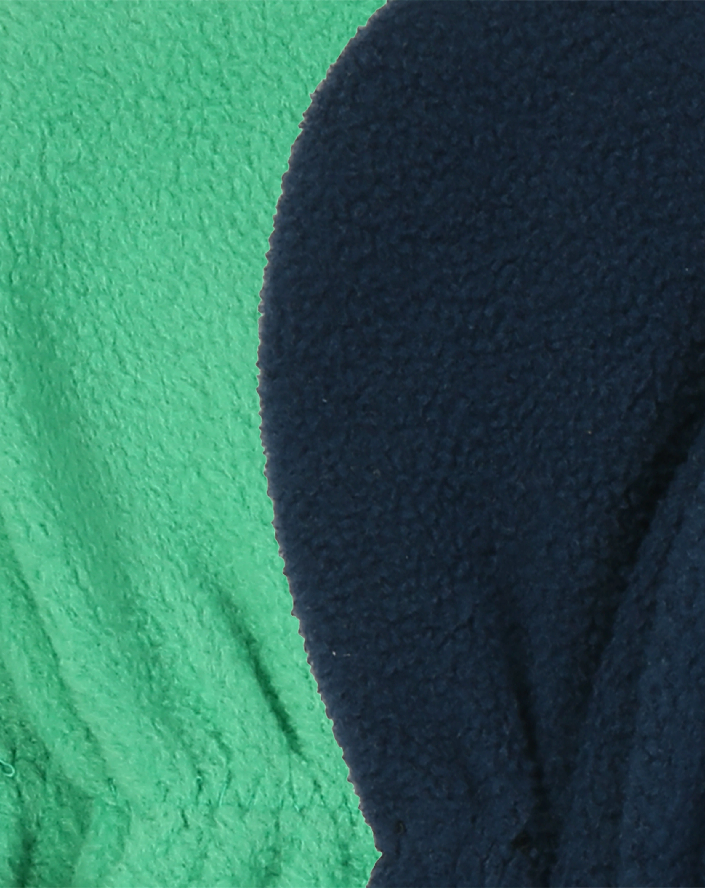 Fleece-Handschuhe STERNCHEN 2er-Pack in dunkelblau/grün