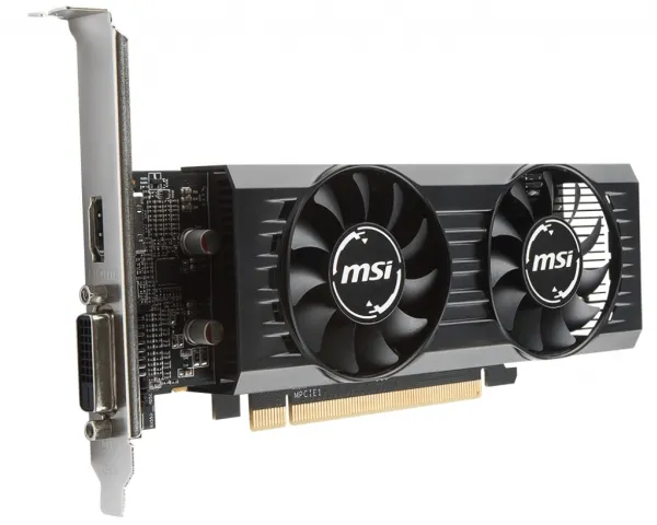 MSI RX 550 4GT LP OC - Grafikkort - Radeon RX 550 - 4 GB GDDR5 - PCIe 3.0 x8 lavprofil - DVI, HDMI