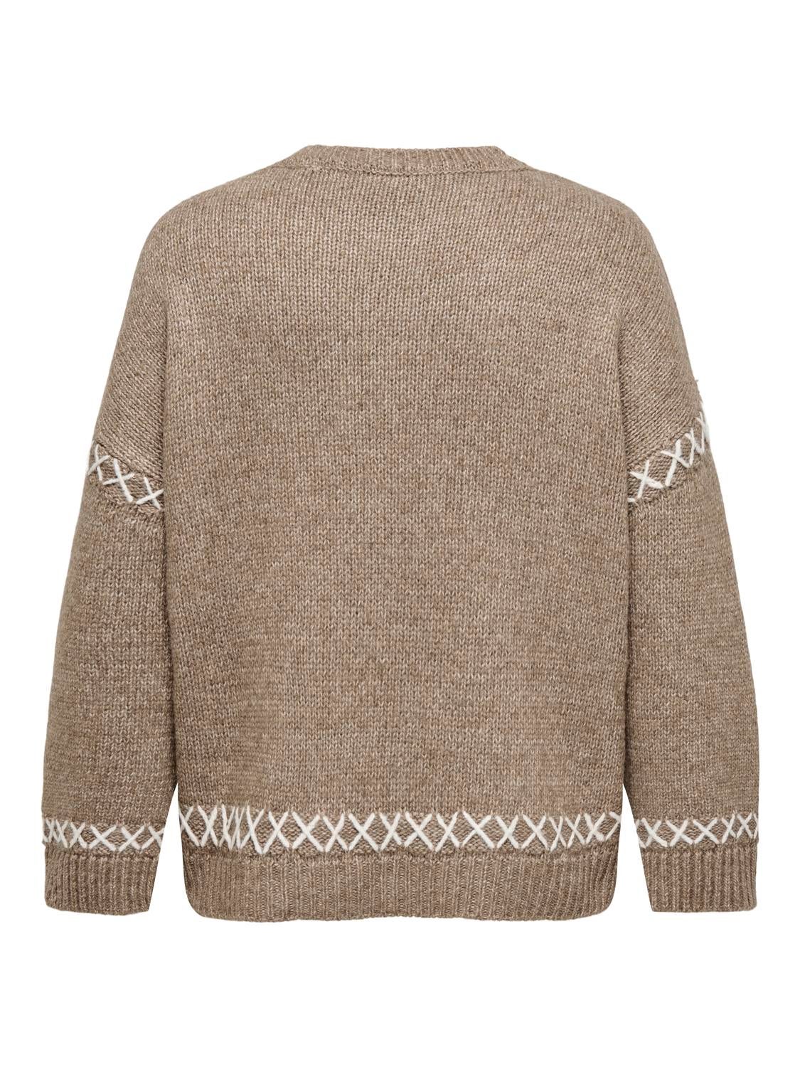CARAMANDA Strickpullover Malt Ball