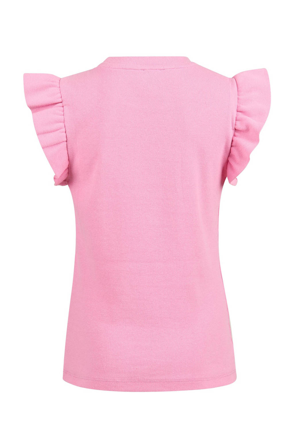Shoeby T-shirt met ruches roze