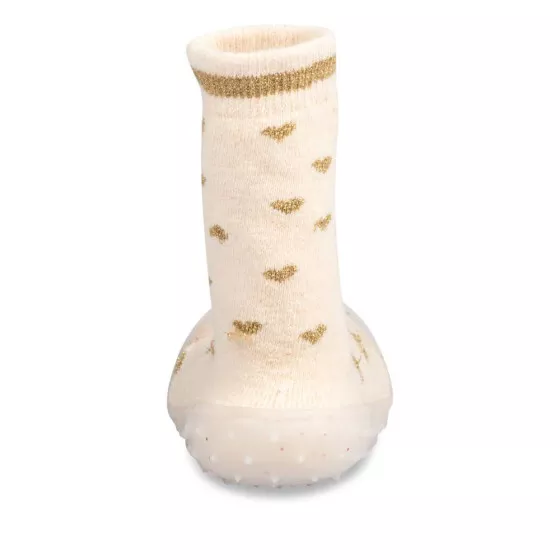 Chaussons chaussettes BEIGE NINI & GIRLS