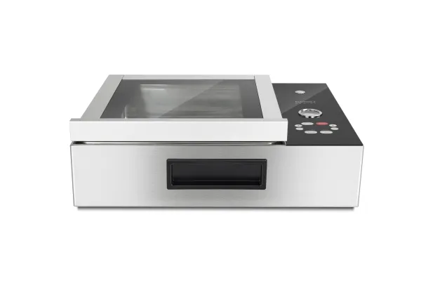 Caso VacuChef SlimLine, Sort, Rustfrit stål, Marinere, Glas, Rustfrit stål, Berøring, 30 cm, GS, CE
