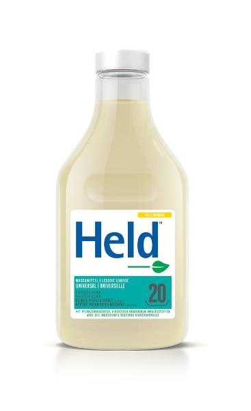 HELD Flüssigwaschmittel Universal<br>1 l, Flasche, Hibiskus & Jasmin