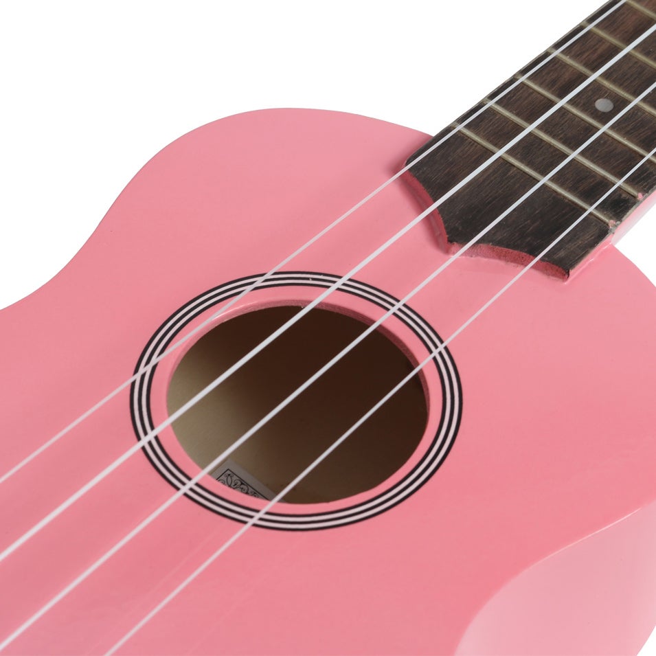 Fazley K21P-W sopraan ukelele roze