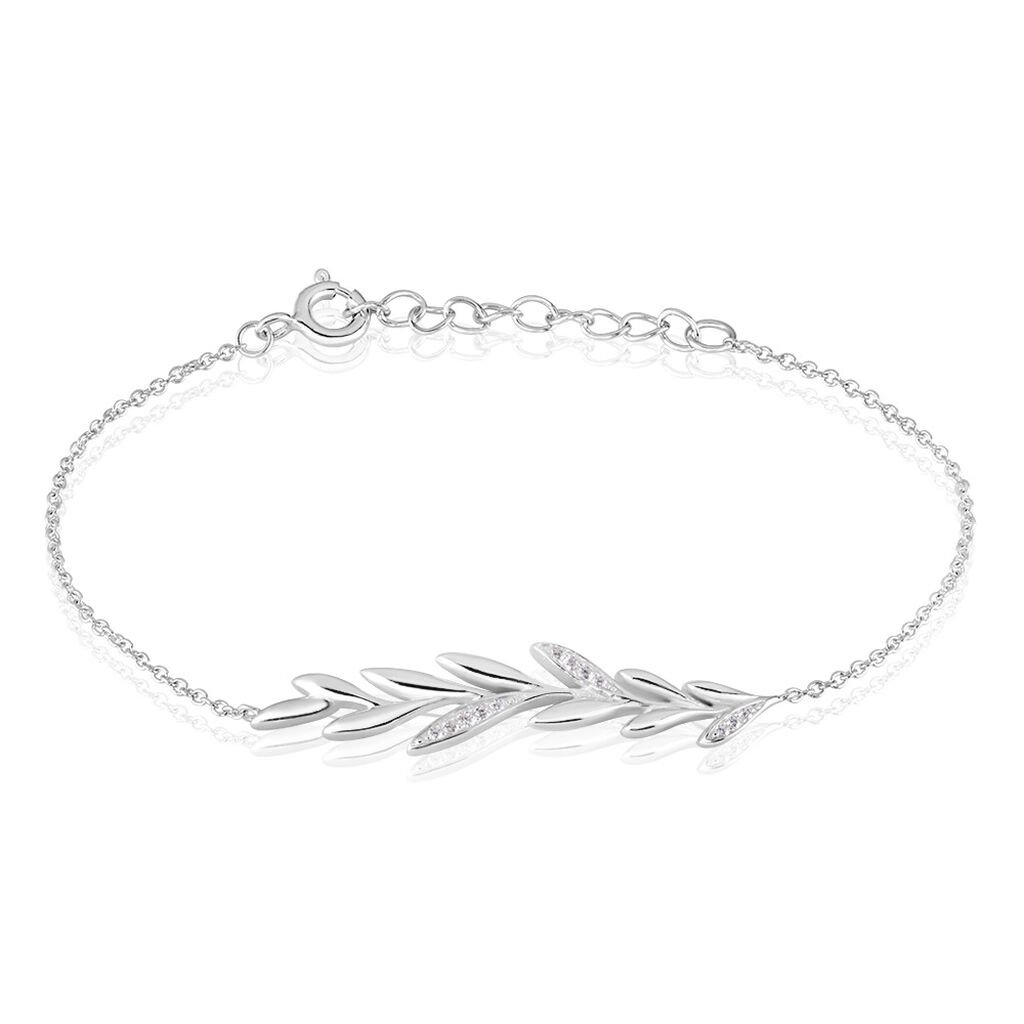 Bracelet Andeol Argent Blanc Oxyde De Zirconium