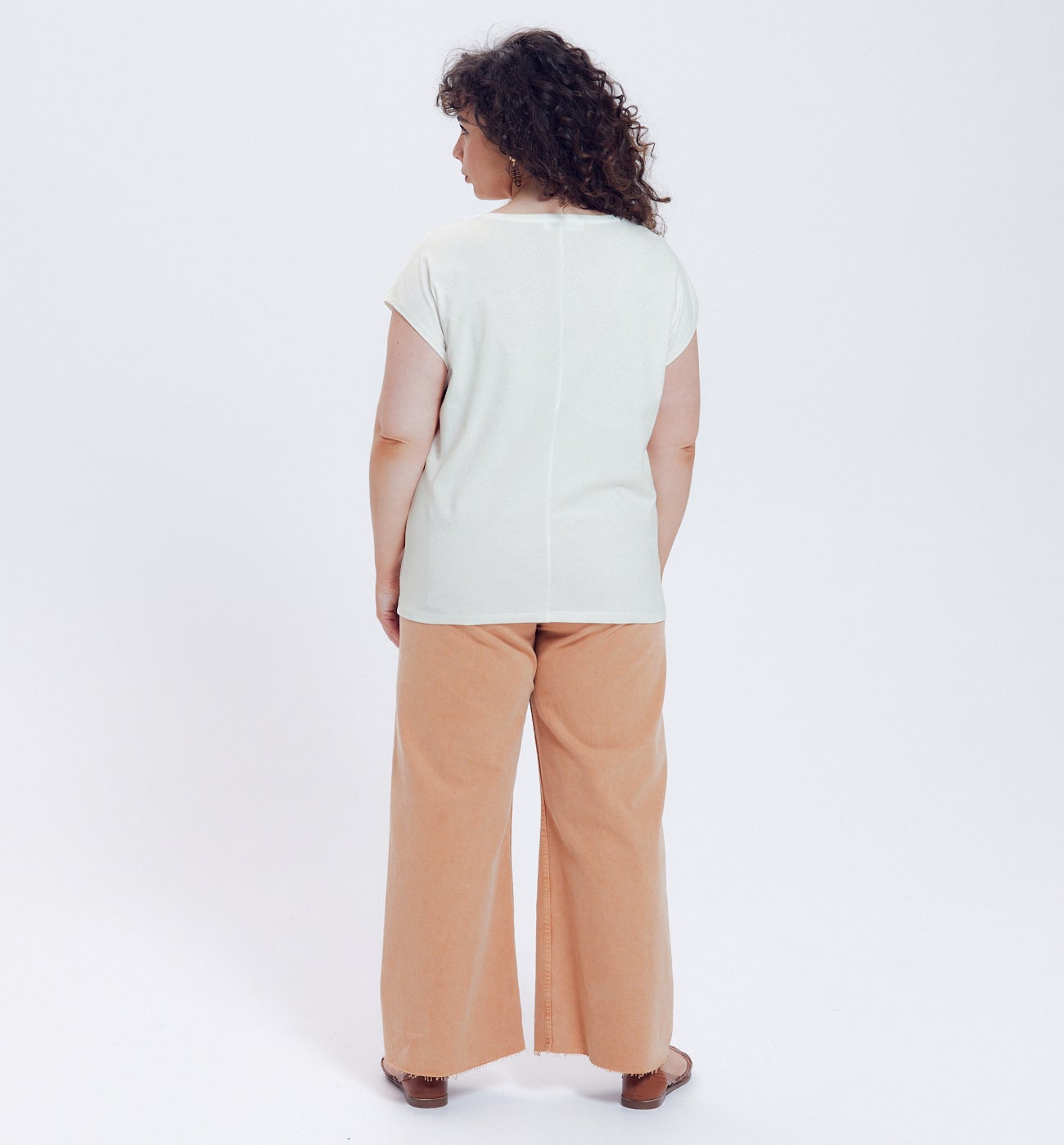 T-shirt à motif placé Femme - Imprimé écru