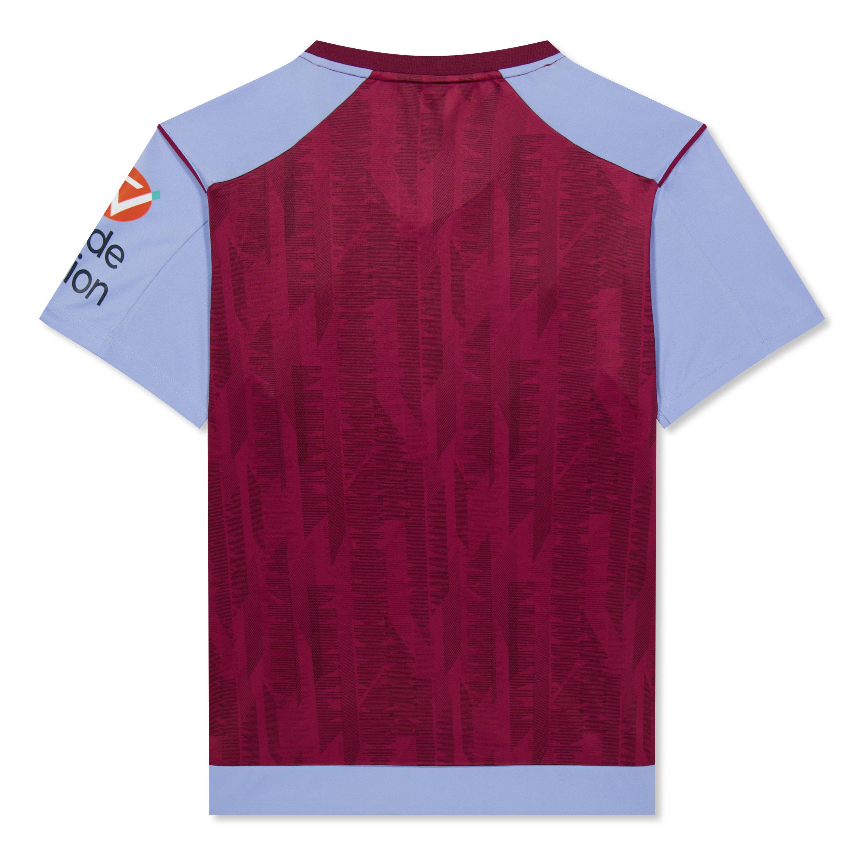 Castore Aston Villa Home Shirt 2023 2024 Adults