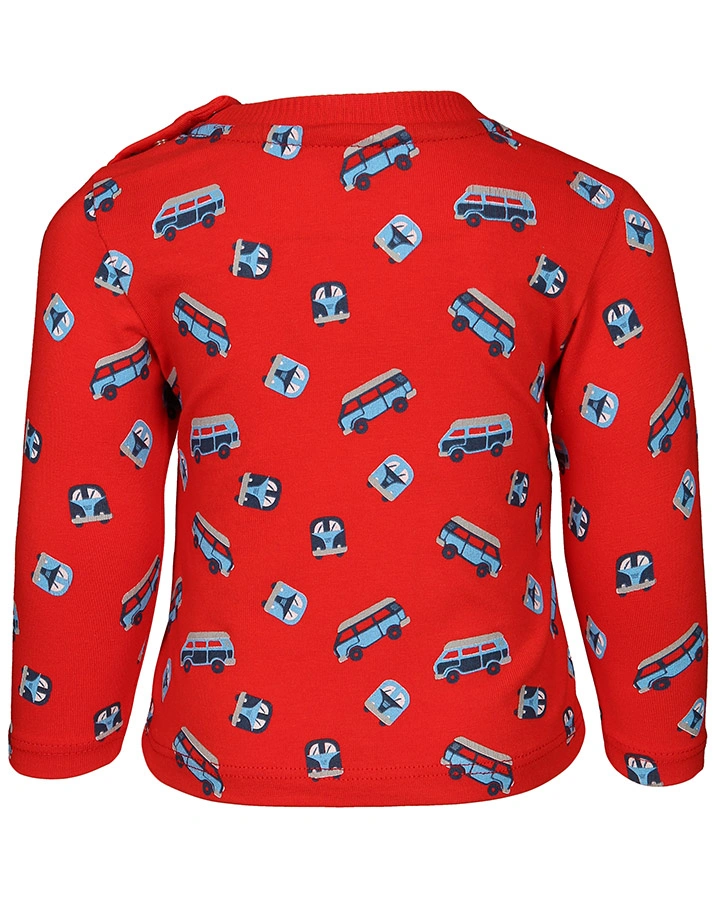 Langarm-Shirt ROADTRIP in rot