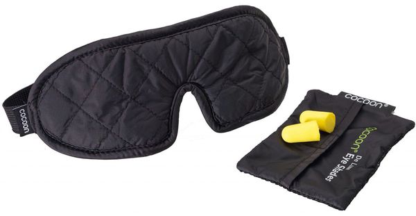 DE LUXE Schlafbrille  schwarz