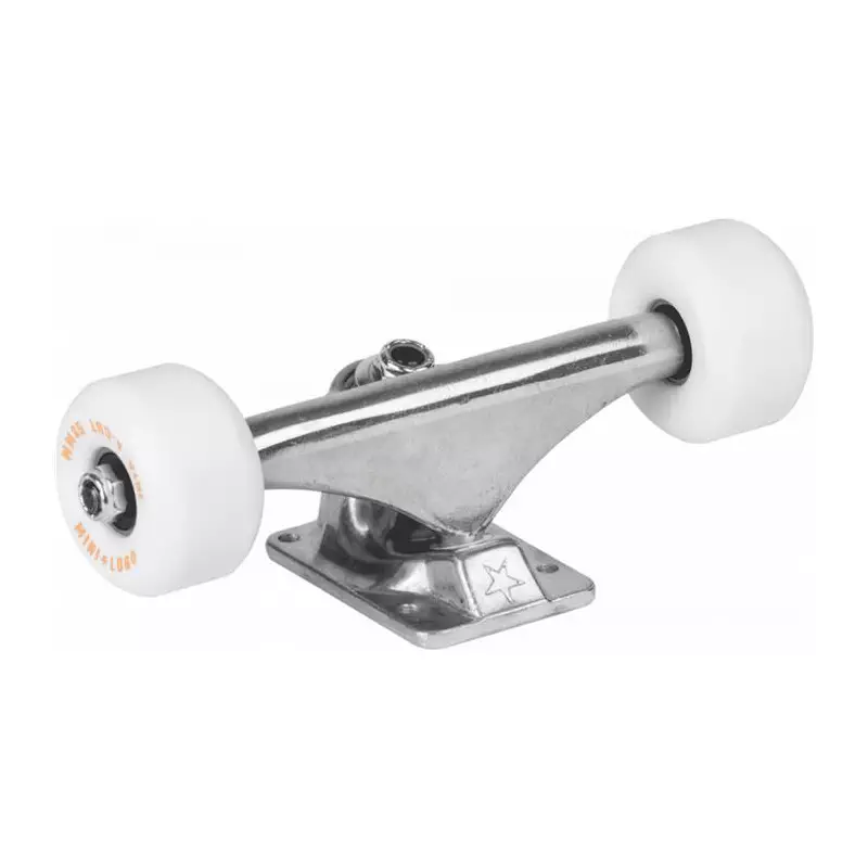 Trucks skate MINI LOGO (Jeu De 2) 7.13 Raw Silver