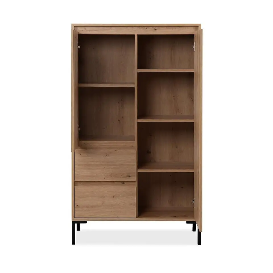 CALICOSY - Buffetkast PLOCK - Licht hout - 139x81x40 cm