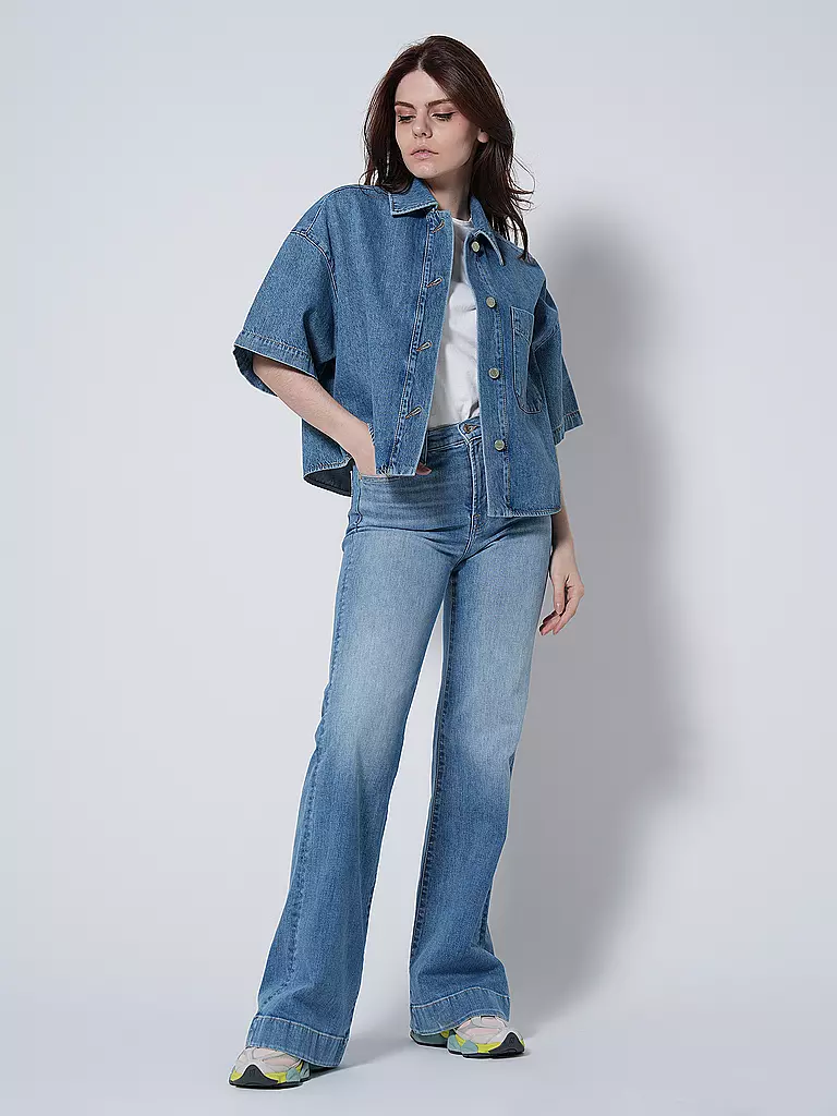 RIANI Jeansjacke hellblau