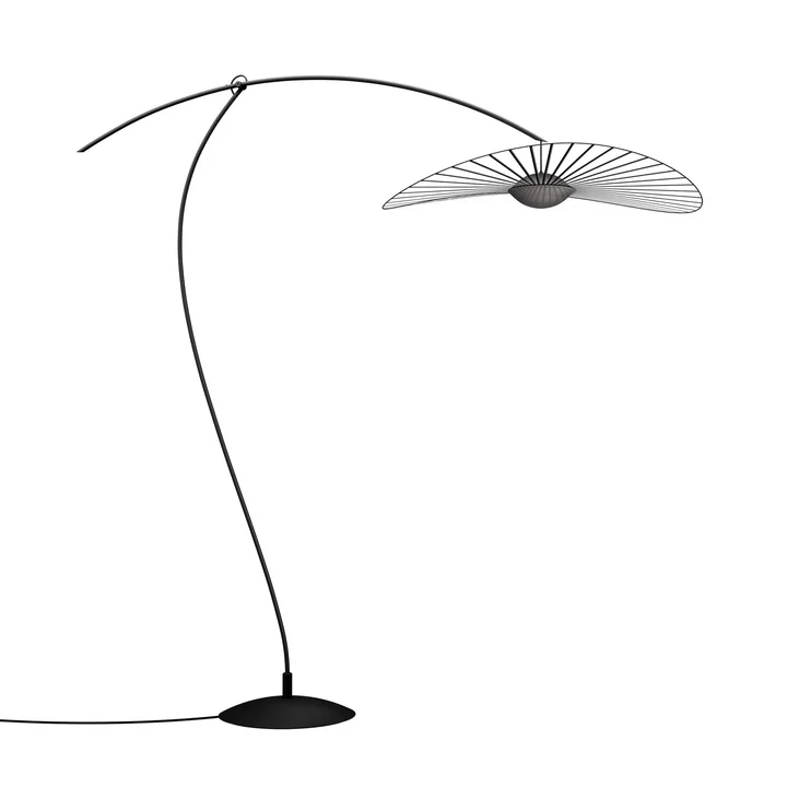 Petite Friture - Vertigo Nova LED Stehleuchte, Ø 110 cm, schwarz / weiss
