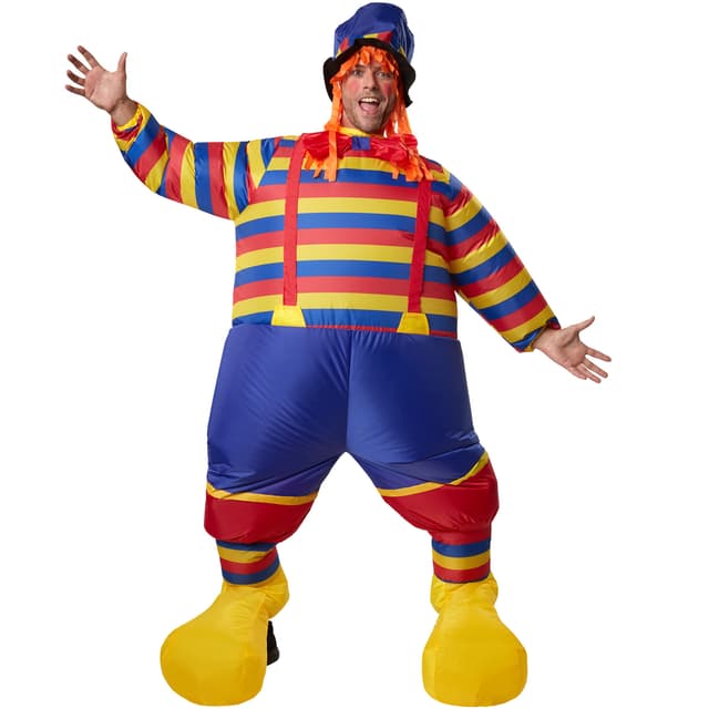 Selvoppusteligt kostume Klovn