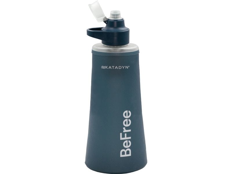 Katadyn Wasseraufbereitung BeFree Filter AC 1.0 l - Schiefe Trinkflasche mit Filter
