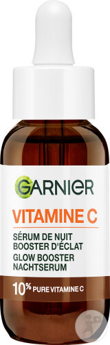 Garnier SkinActive Vitamine C 10% Sérum Nuit Flacon Compte-Gouttes 30ml