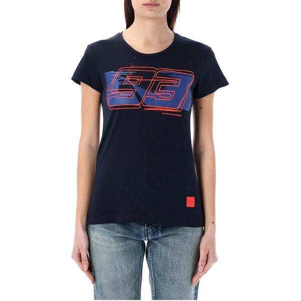 marc marquez - T-shirt femme 93 Shaded Bleu
