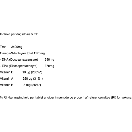 Flydende omega 3 m. citronsmag