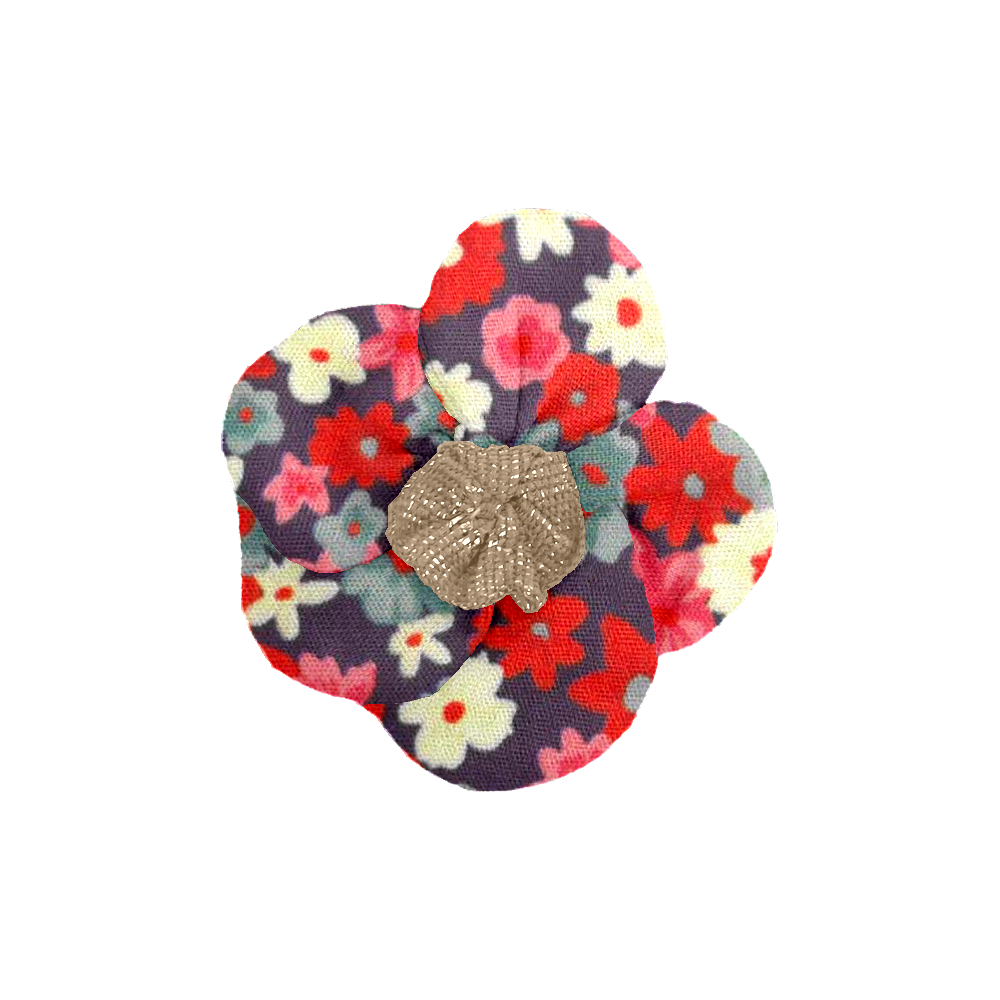 Mini Barrette Pétales De Fleur Tapis Rouge