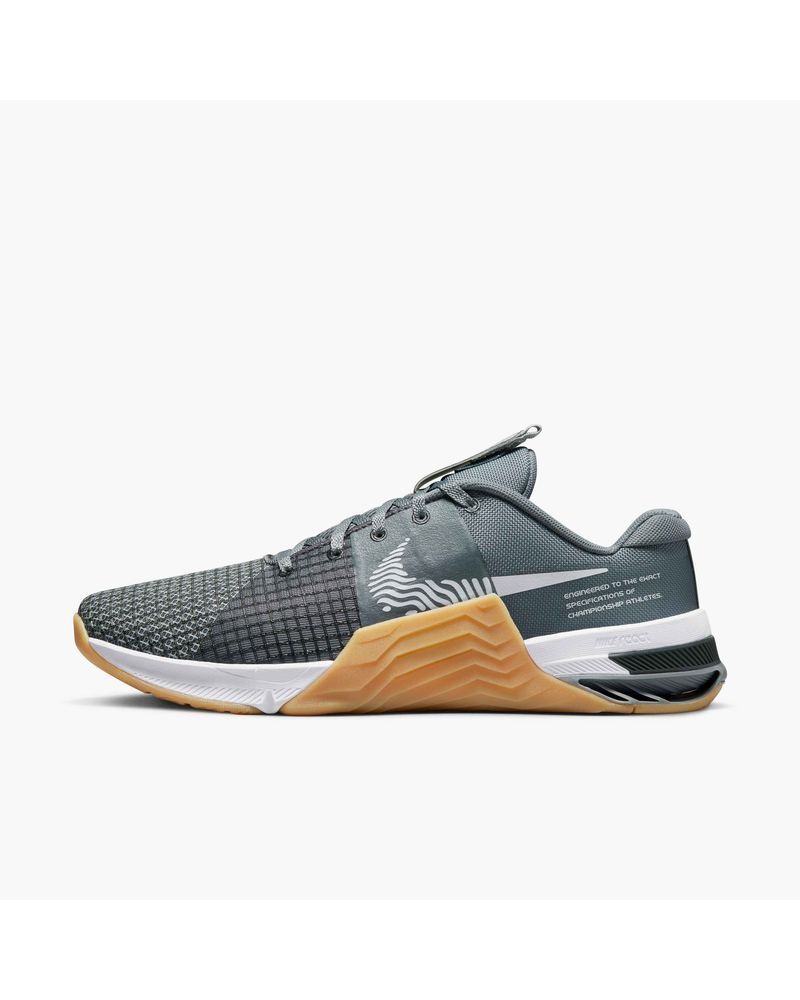 Chaussures de training Nike Metcon 8 Gris pour homme