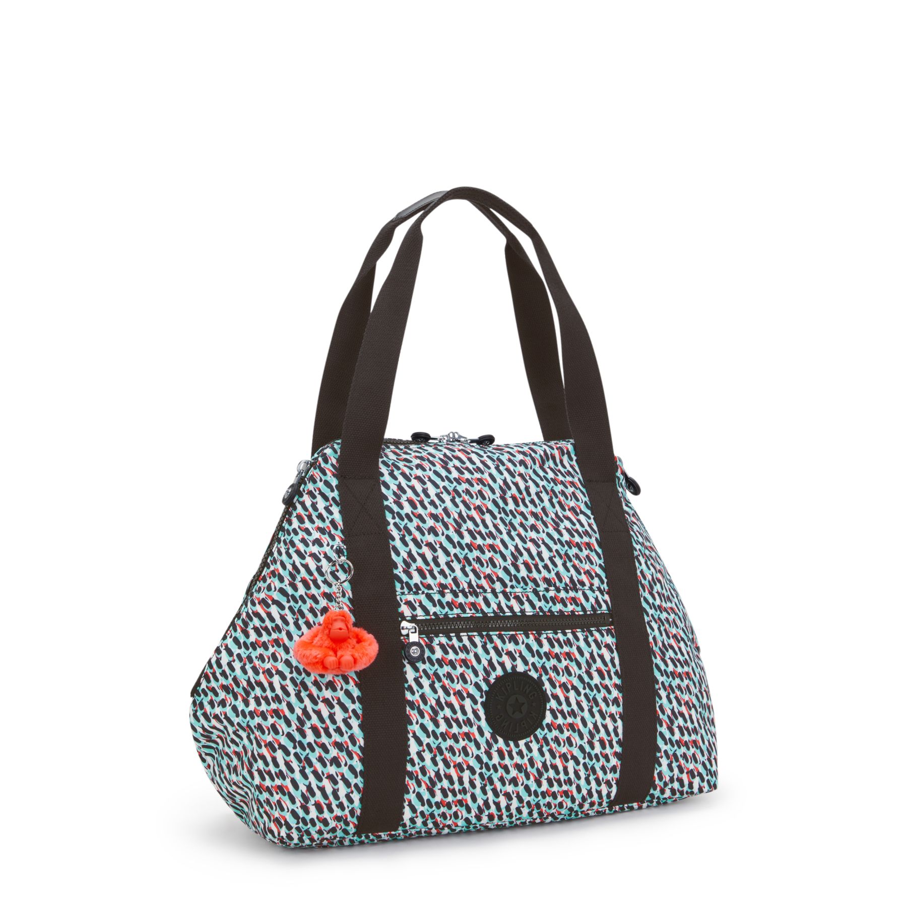 ART M Sac fourre-tout multi-usage taille moyenne avec manchon pour valise - Abstract Print