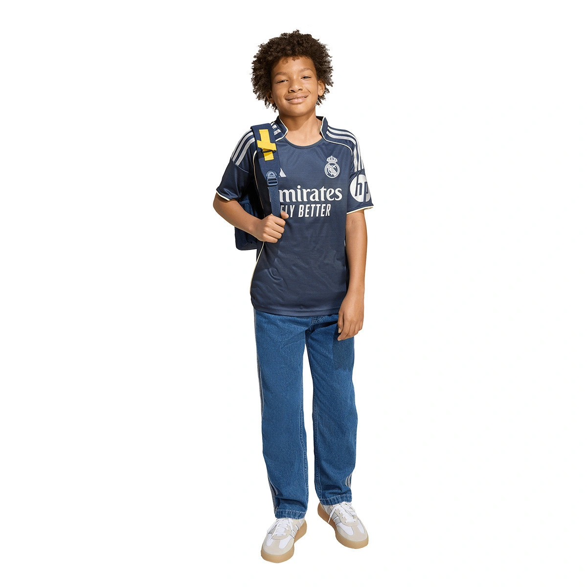 Camisola adidas Real Madrid Segundo Equipamento 2025-2026 Criança