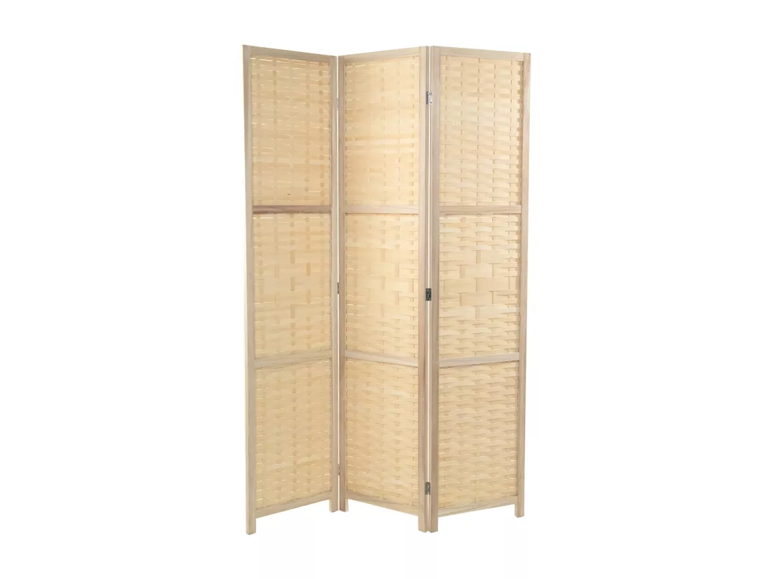 PARAVENT Bambu 3 pièces. Bambou natur
