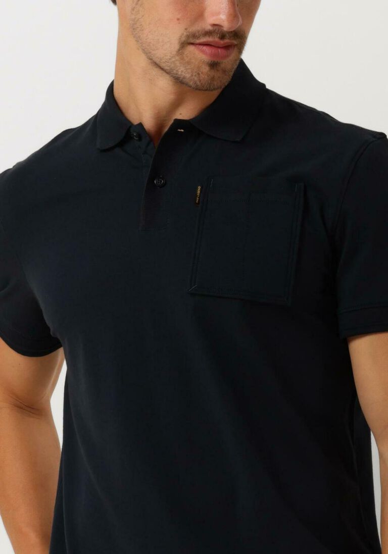 PME LEGEND blauwe pme legend polo short sleeve polo stretch jersey