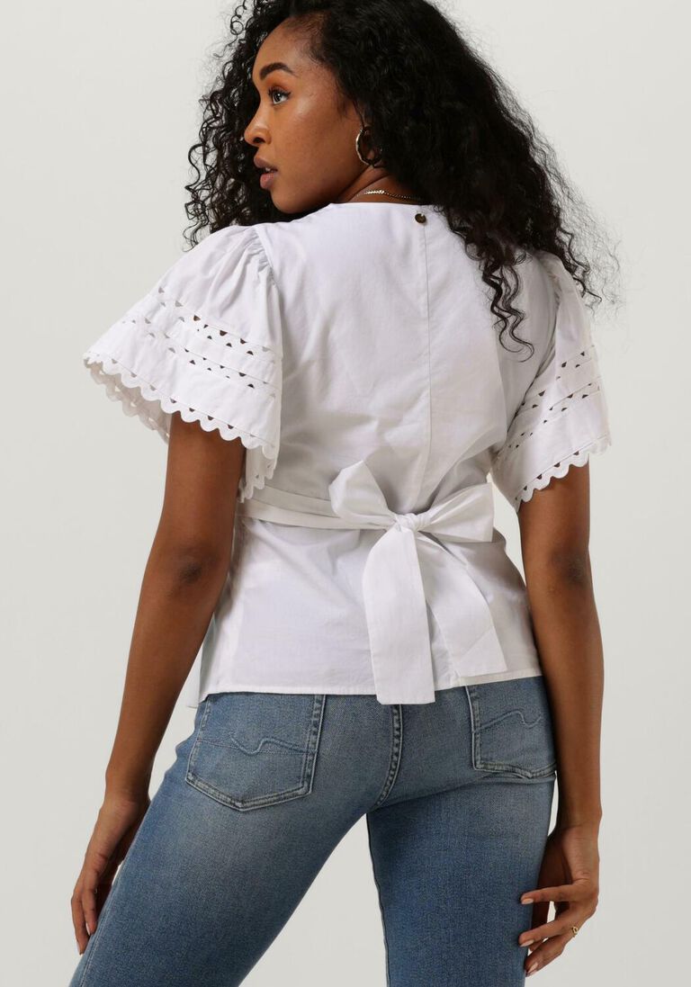 ANTIK BATIK witte antik batik blouse roda tee wide