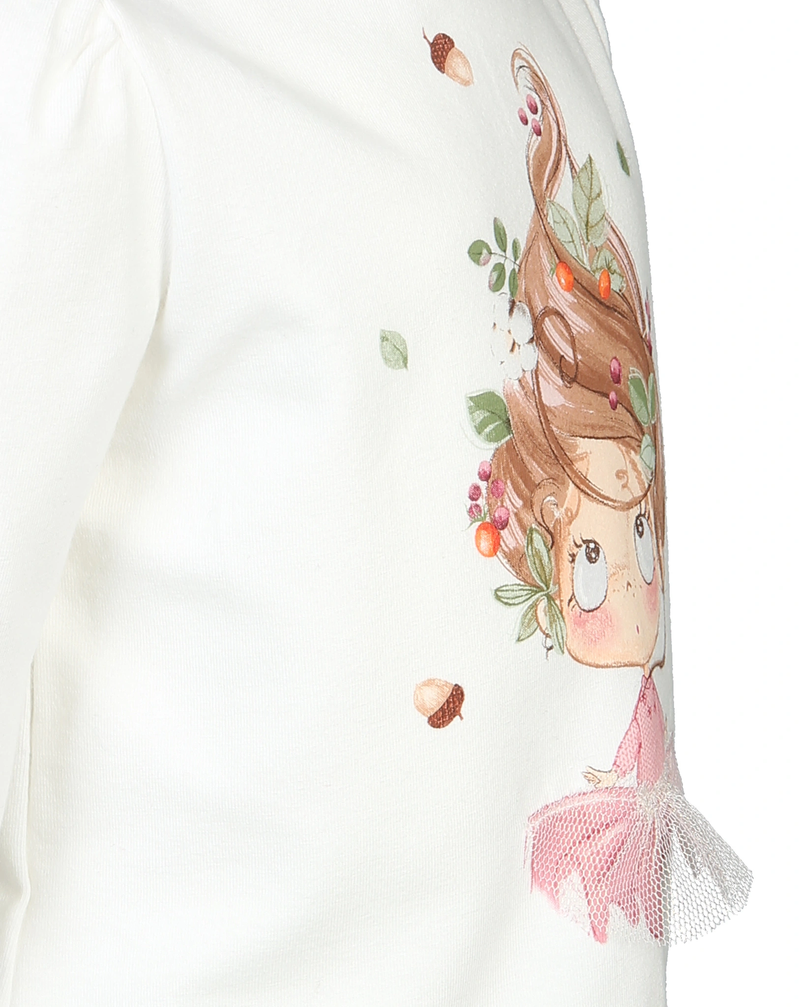 Langarmshirt TORBELLINO in off white