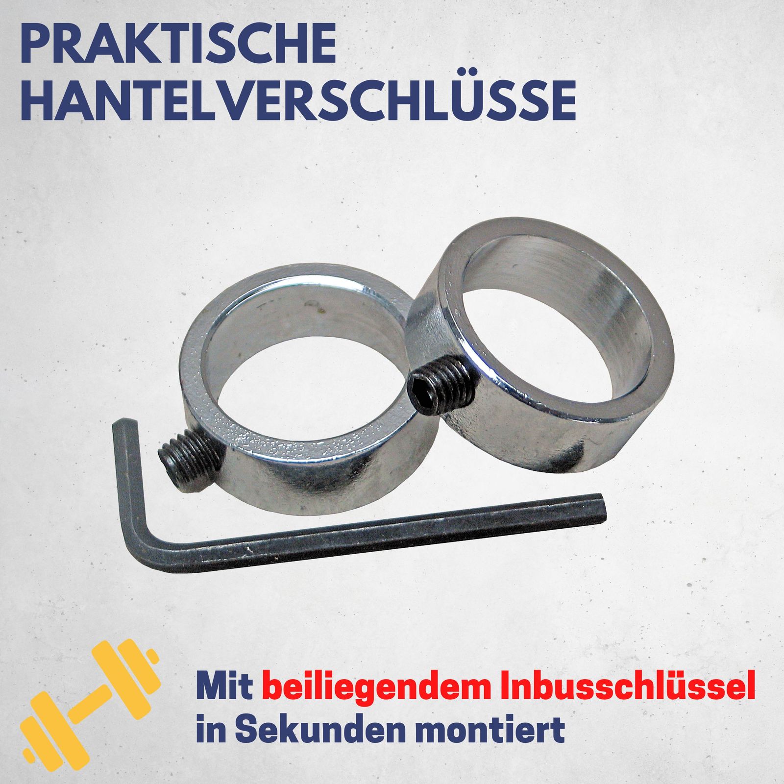 Best Sporting Stellring 30mm für Hantelscheiben, Sackkarre oder Bollerwagen I 2 Stellringe 30mm in Top-Qualität für Achse 30mm oder Edelstahlrohr 30mm I Klemmring I Klemmringe 30mm