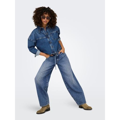 ONLY Gianna Jeans, Medium Blue Denim, W28/L32