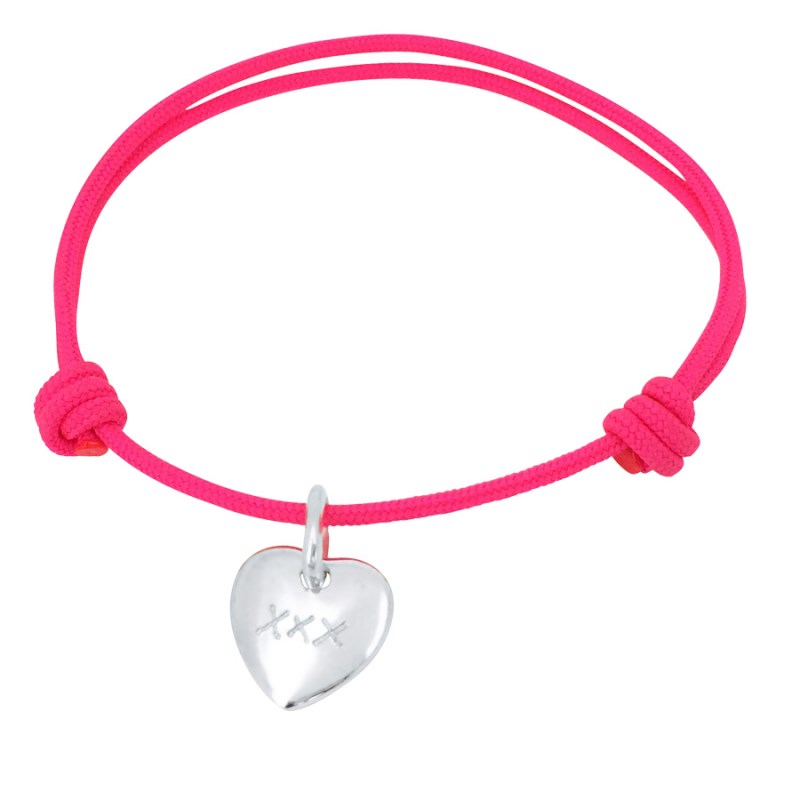 Bracelet petit coeur argent 925