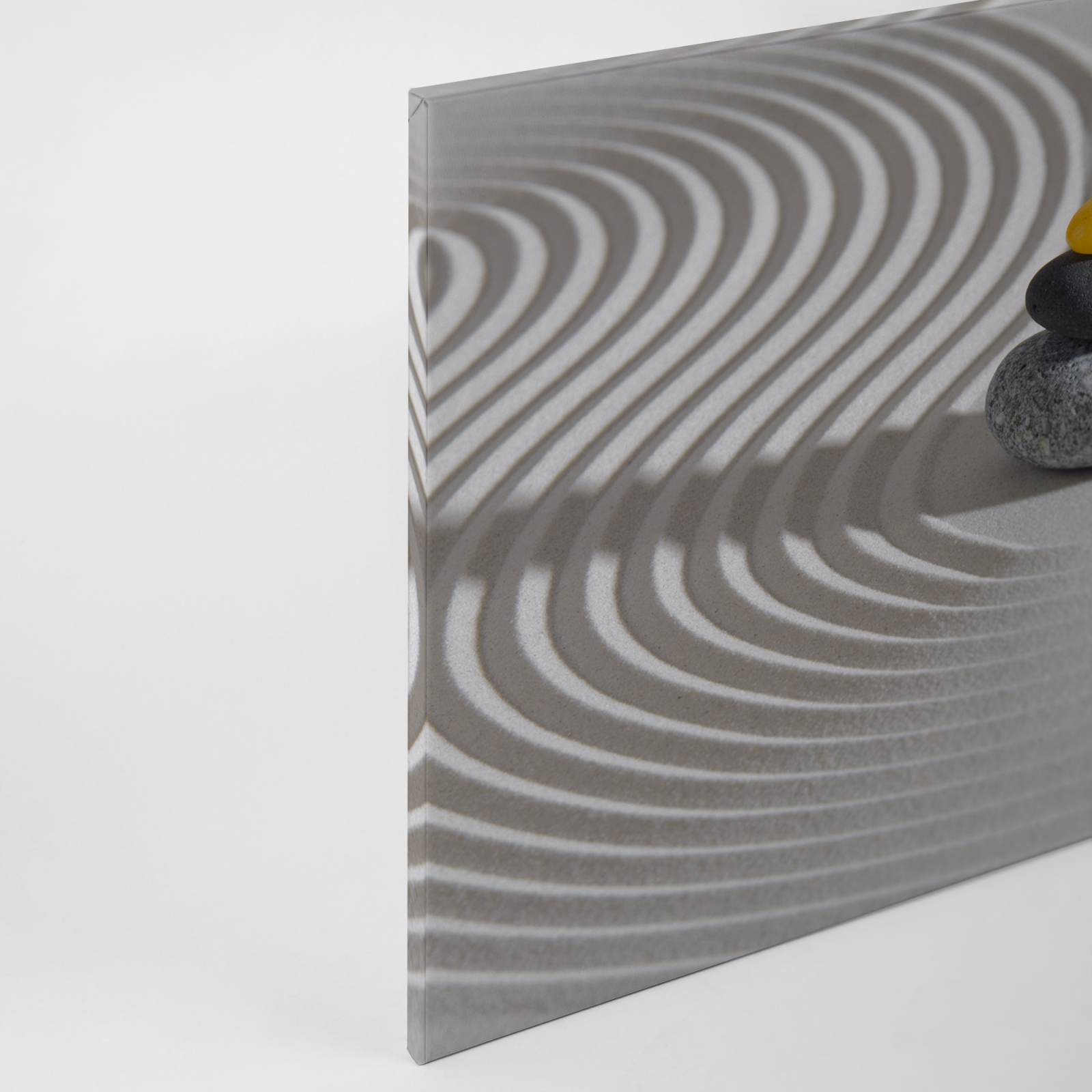 Leinwandbild SPA - grau - 90x60 cm