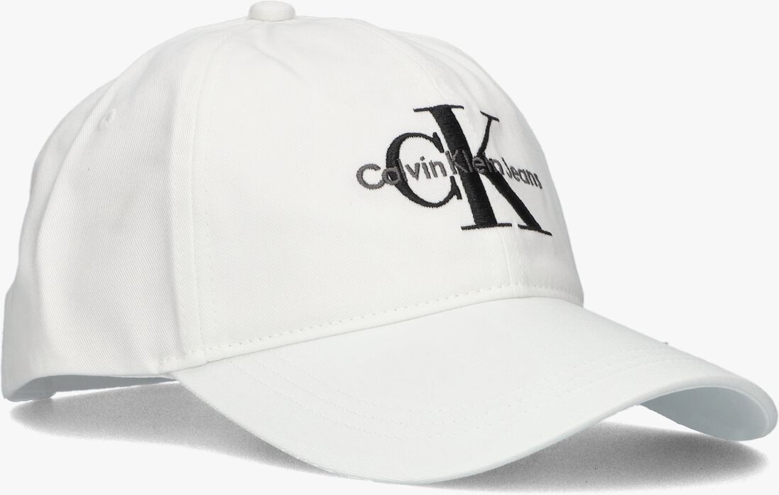 CALVIN KLEIN witte calvin klein pet monogram cap