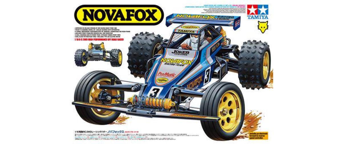 Buggy Novafox 2WD Bausatz, 1:10<br>Neuauflage des Buggy-Klassikers von 1985