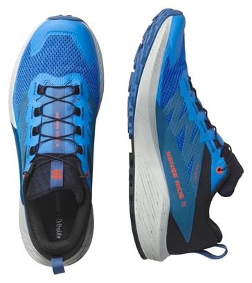 Chaussures Trail Salomon Sense Ride 5 Bleu Homme