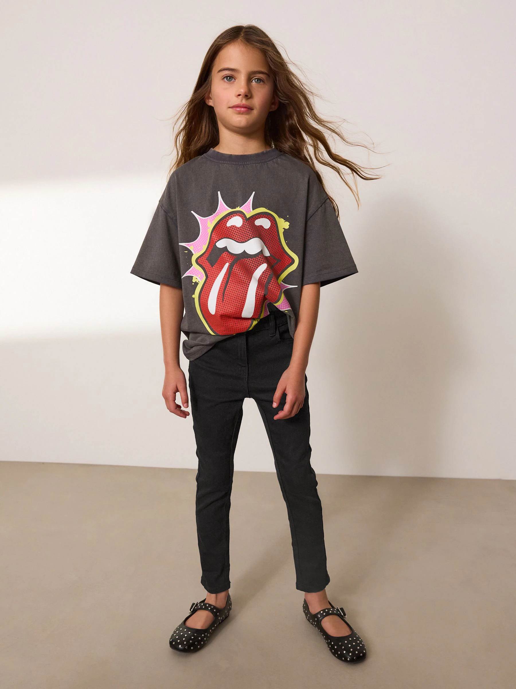 Zwart - Skinny jeans (3-16 jr)