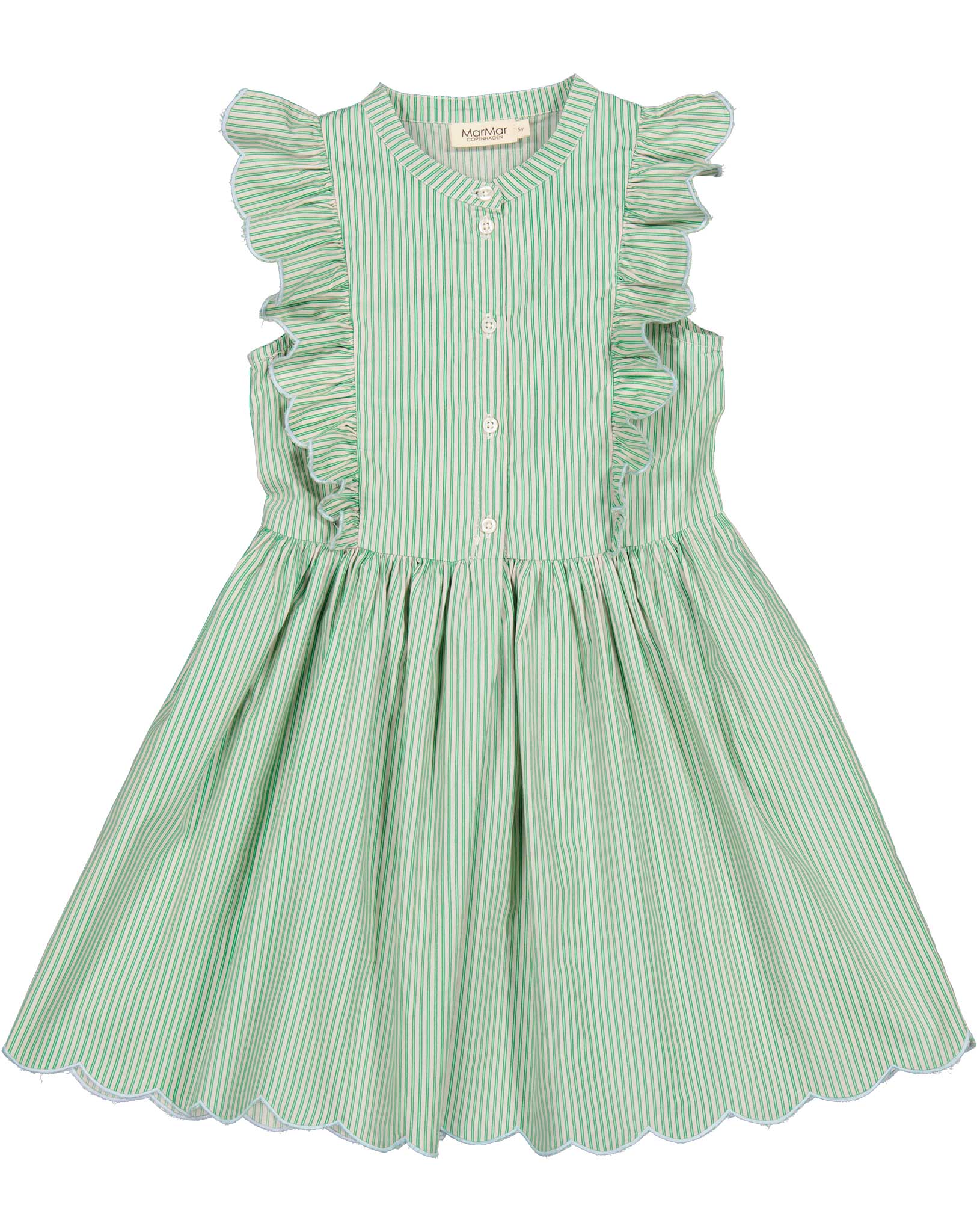 Kleid DEIDRA ärmellos in mint leaf stripes