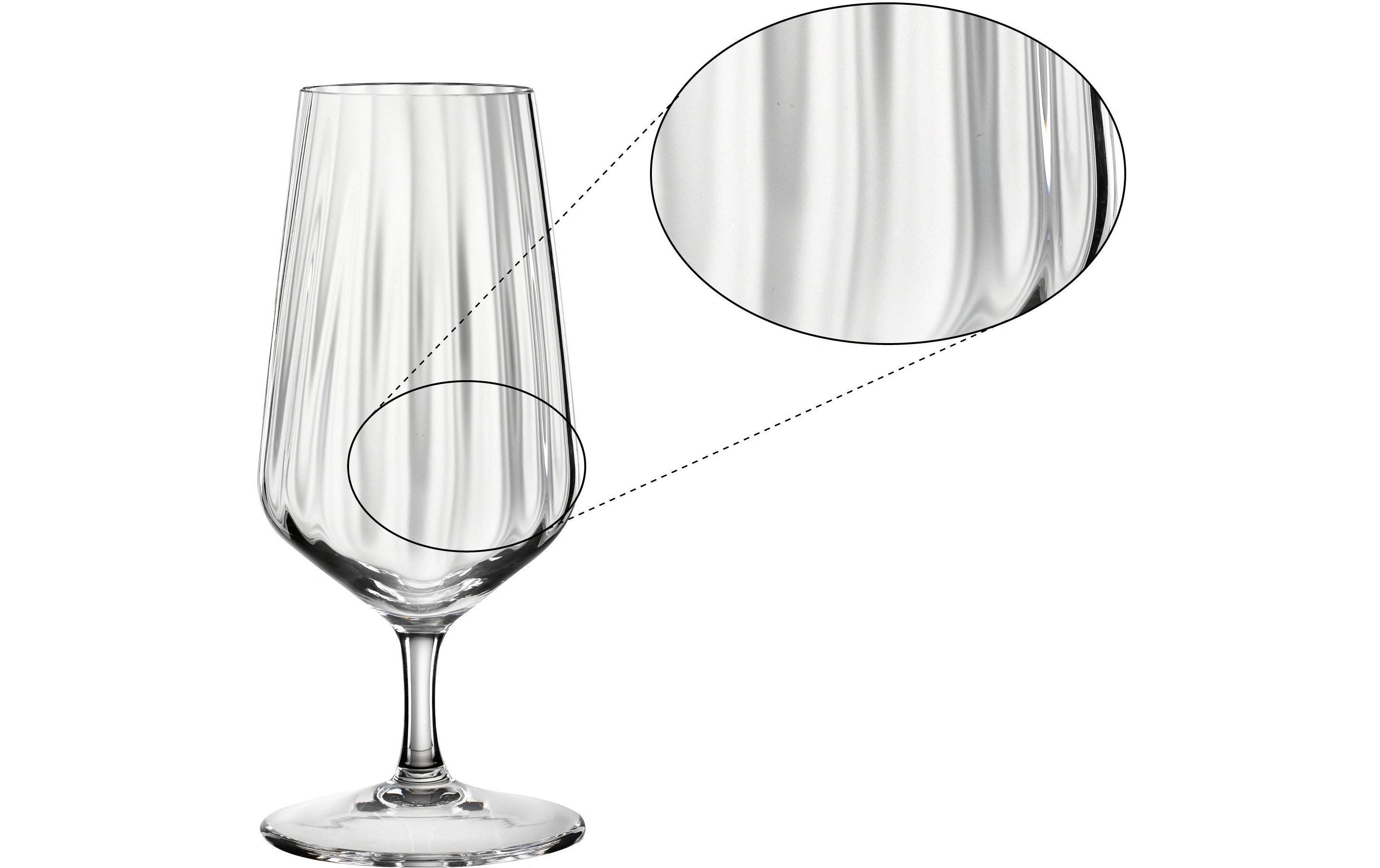 Bierglas LifeStyle 440 ml, 4 Stück, TransparentBiergläser-Set aus Kristallglas