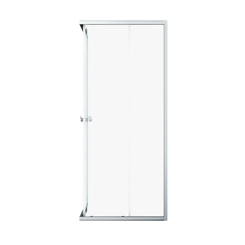 Sealskin douchecabine hoekinstap met schuifdeuren Hooked chroom 90 x 90 x 200 cm