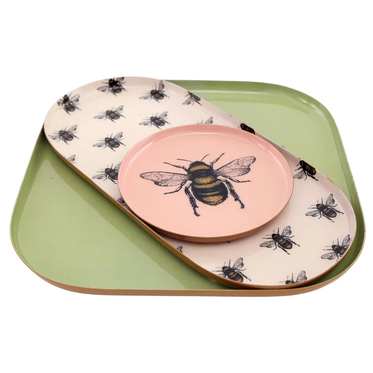 SIL Set de Vide-Poches Métal - Abeille