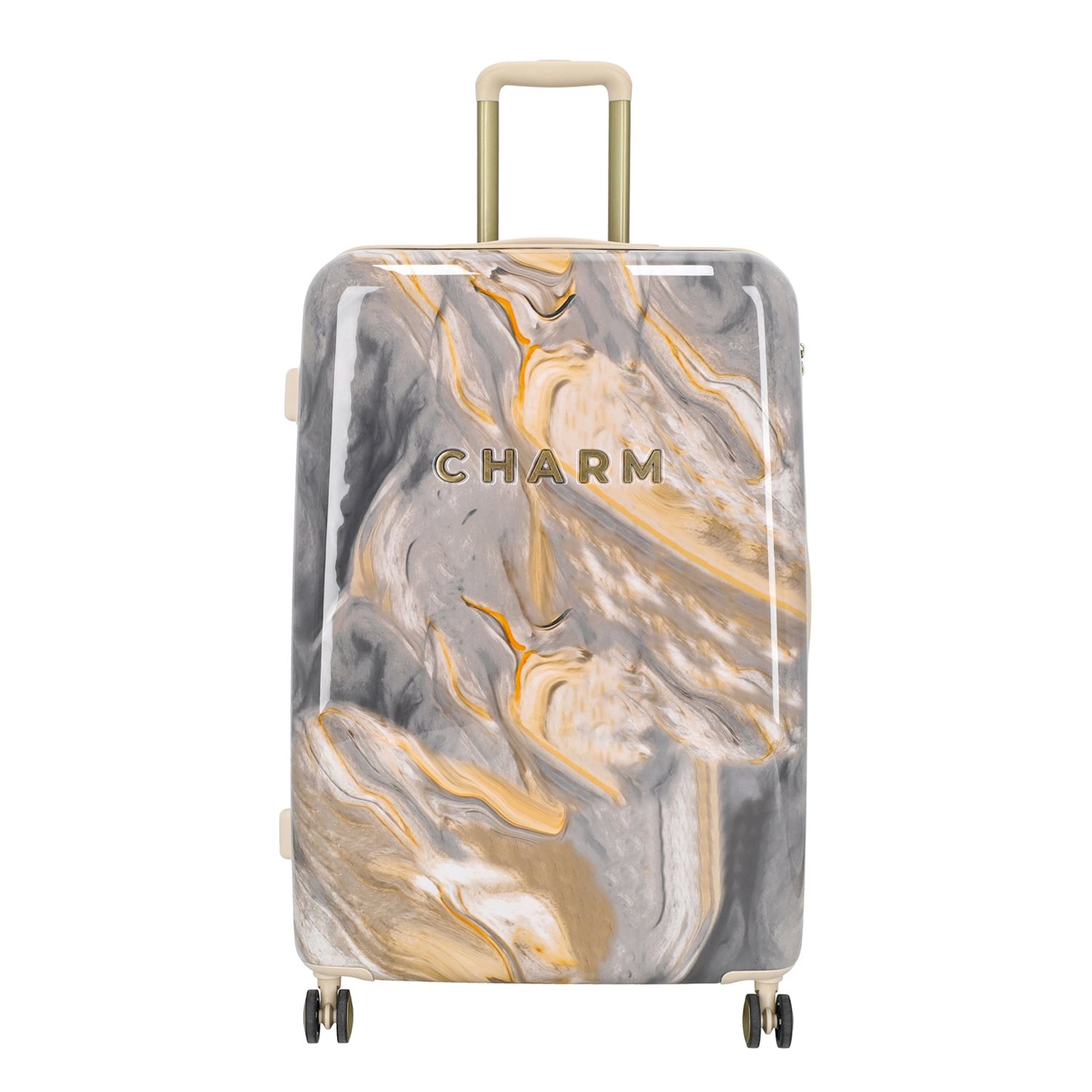 Charm London Marble Trolley Set light grey
