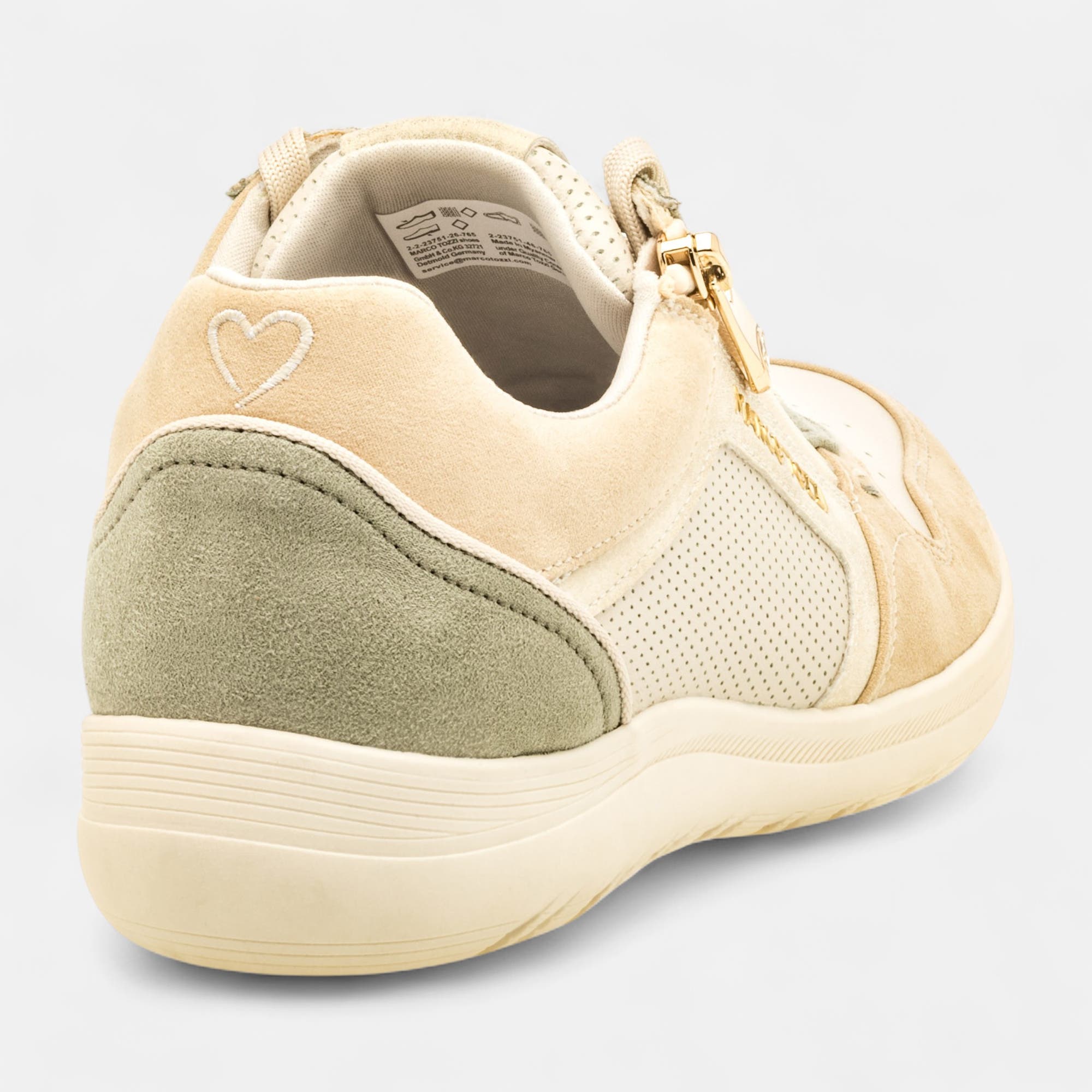 Baskets basses Femme vert clair