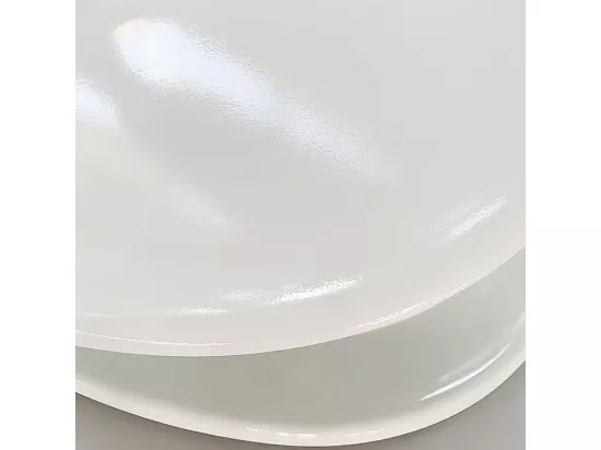 Abattant wc MDF Blanc - Charnières PS MSV
