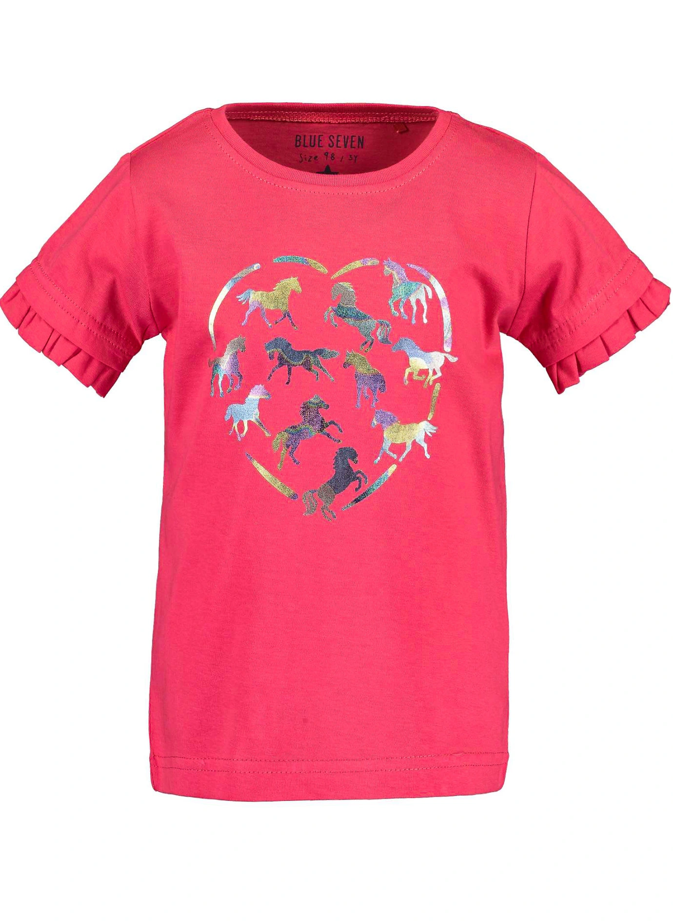 T-Shirt HEART OF HORSES in pink