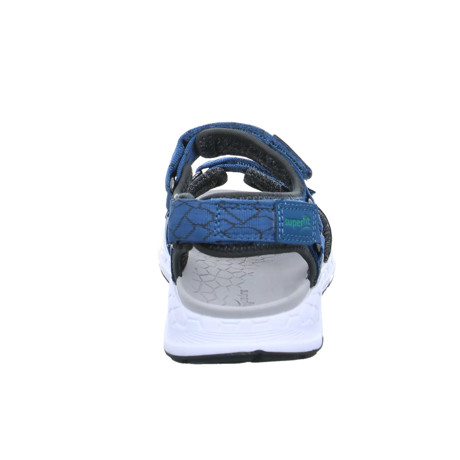 SUPERFIT Jungen-Sandale Blau Lederimitat  Sommerschuh
