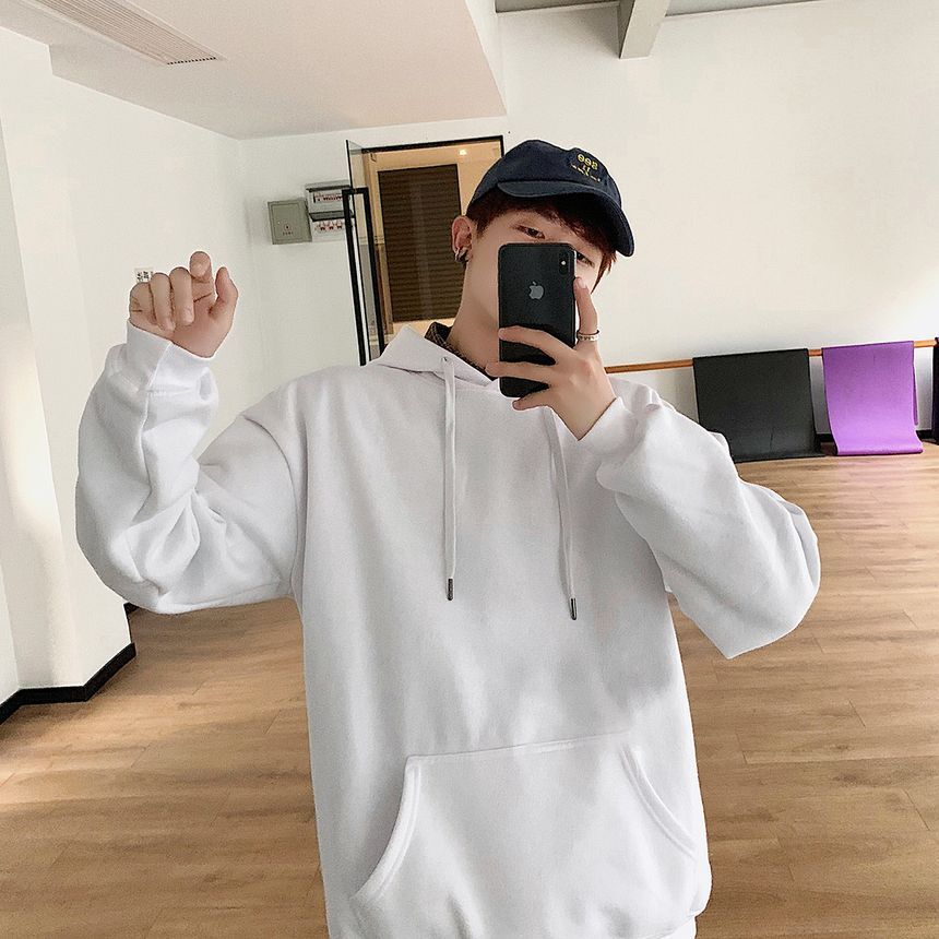 Ninine - Effen hoodie met trekkoord
