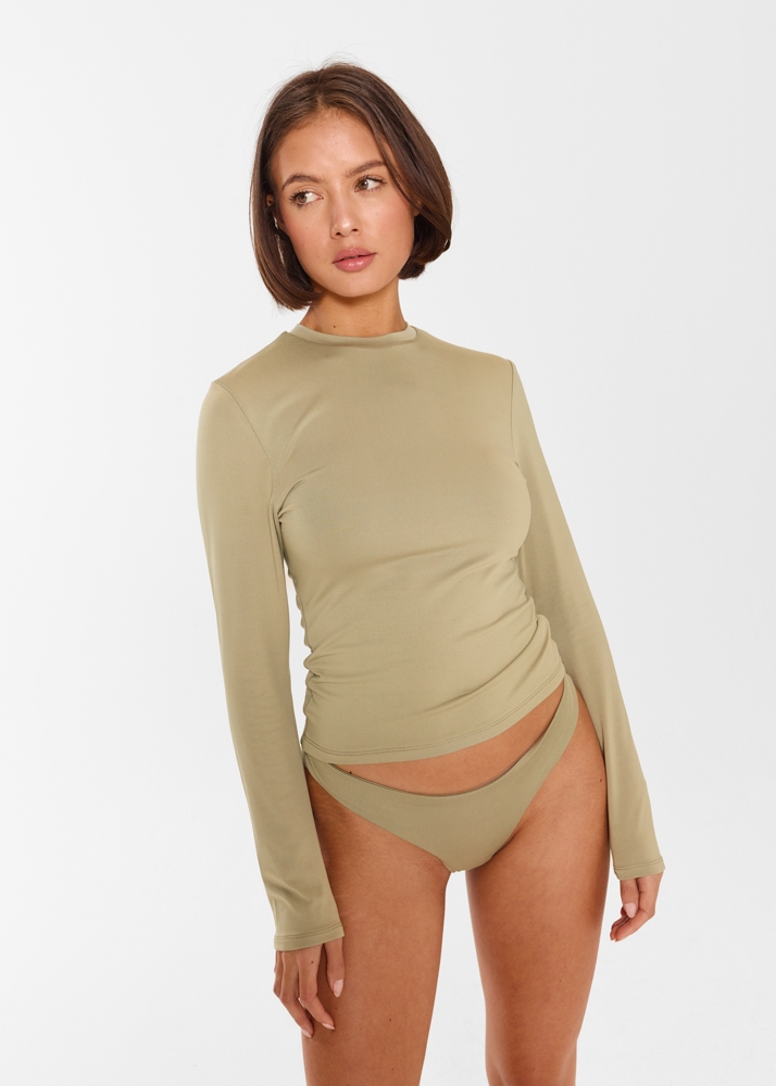 Longsleeve tee olive