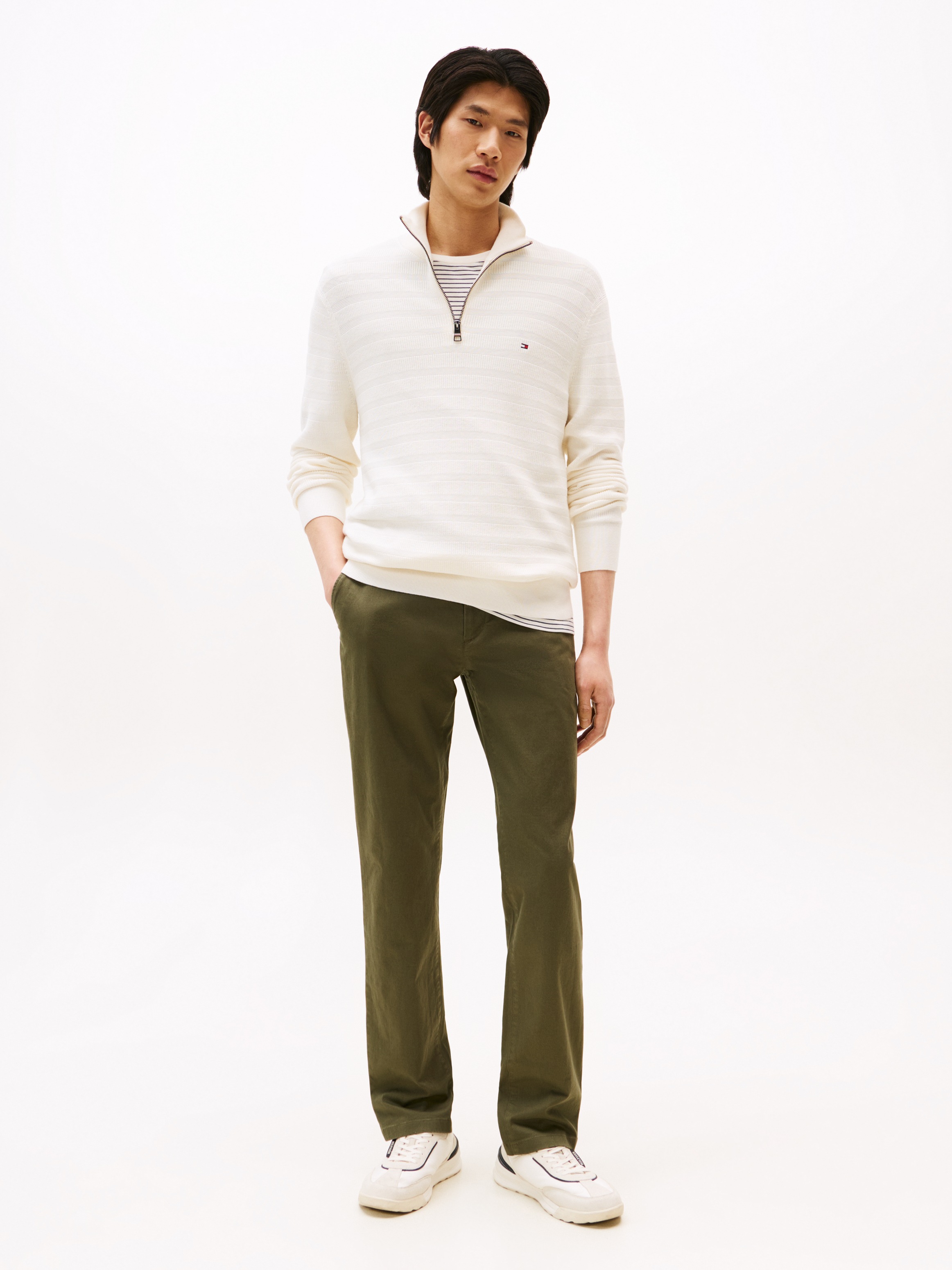 Tommy Hilfiger Chinohose »CORE DENTON ESSENTI«  Gerades Bein, Schlichte Optik